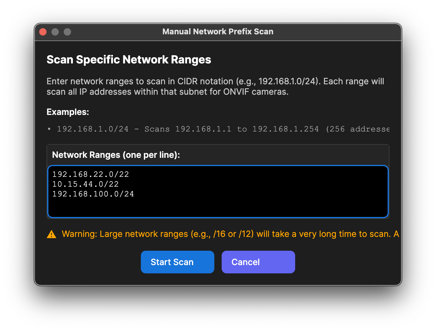 Manual Prefix Scan